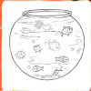 Little Fishes in the Aquarium Coloring Game