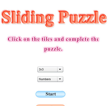 Sliding Box Puzzle Game